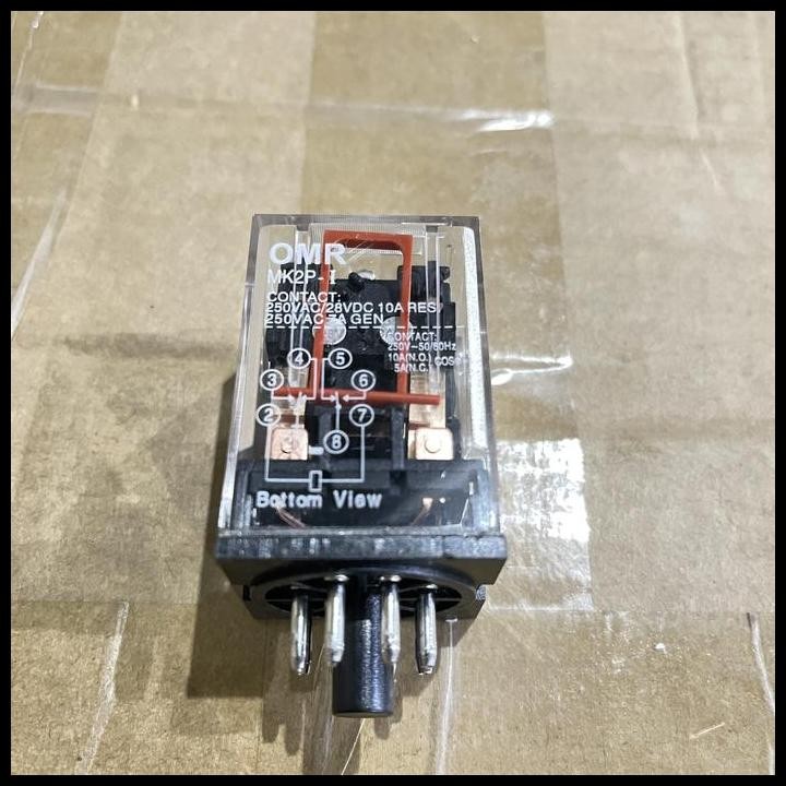 BEST DEAL RELAY OMRON 8KAKI 8 KAKI 8P 8 PIN SOCKET BULAT AC 220V 220 V 