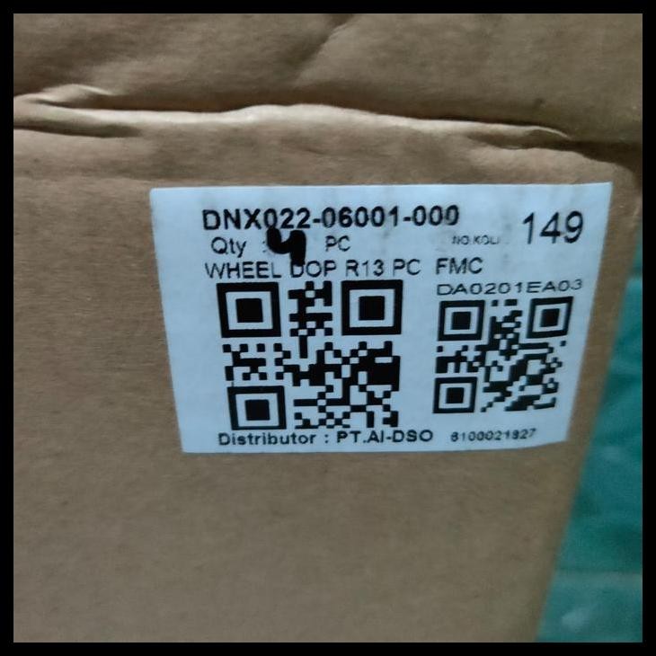 DISKON DOP RODA R 13 ORIGINAL DAIHATSU GREAT NEW XENIA AYLA SIGRA GRANDMAX 