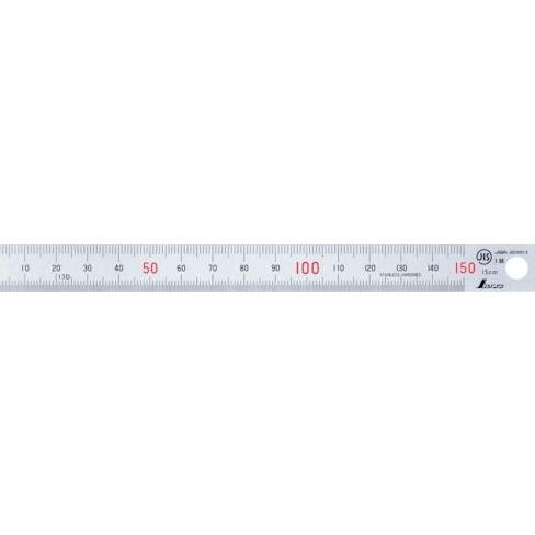 

Shinwa 13005 Standard Silver Ruler 150Mm (Hard Chrome Finish) | Mistar Baja New Stok