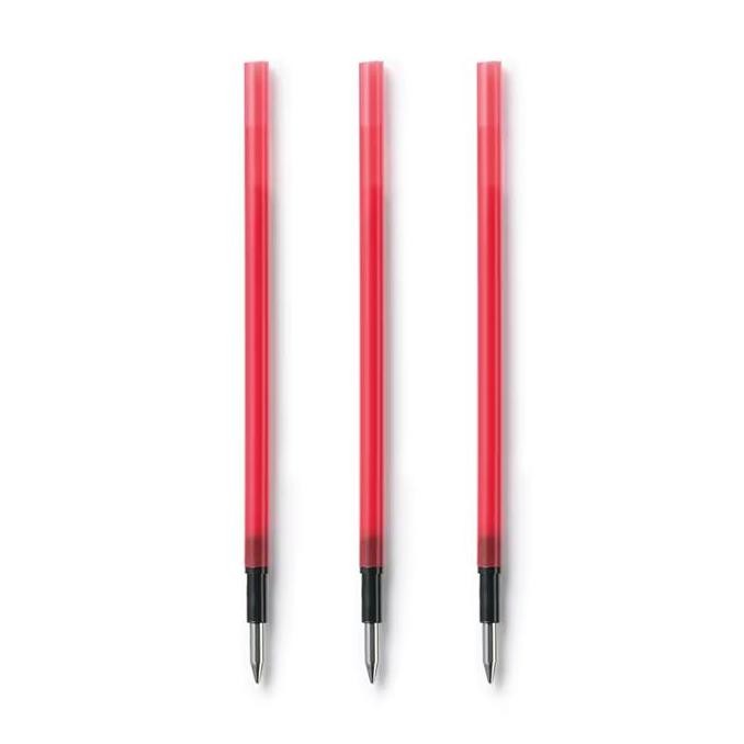 

Muji Refill 05Mm Erasable Slim Ballpoint Pen, Knock Style - Isi Pulpen 0,5 New Stok