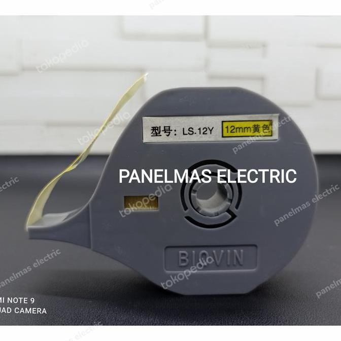 

Label Mesin Printing Marker Tube Ls-12Y Kuning Biovin New Stok
