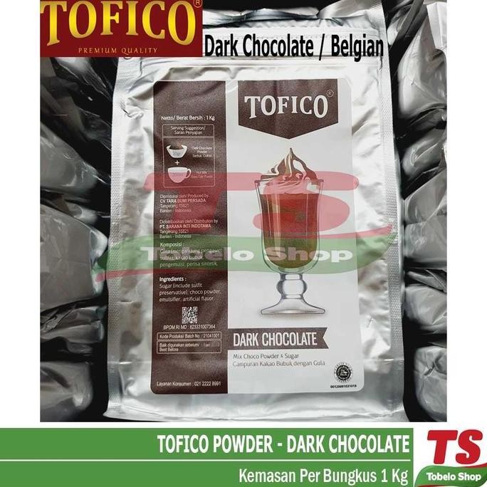 

TOFICO DARK CHOCOLATE POWDER / TOFICO POWDER DARK CHOCOLATE / BELGIAN TEG
