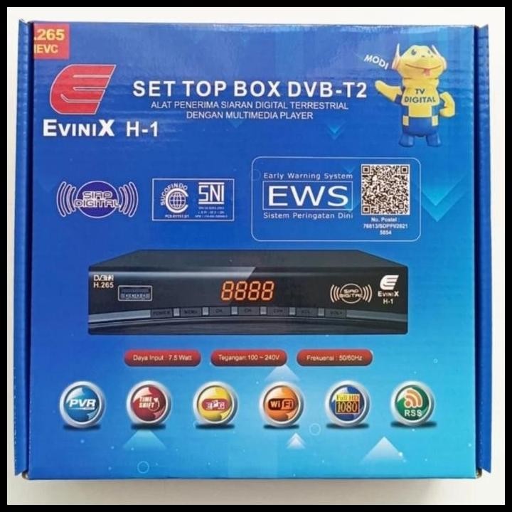 Terlaris Evinix H1 DVB-T2 8MB Best Seller