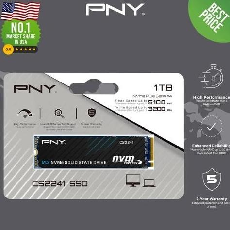 SSD PNY M.2 NVME CS2140 1TB Gen 4.0
