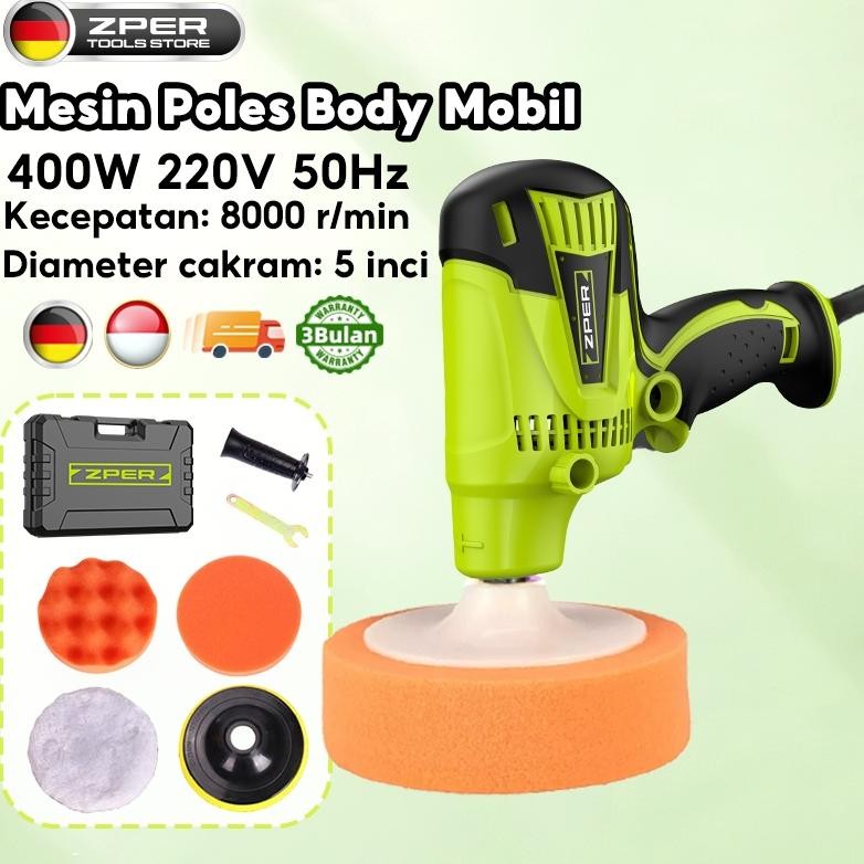 Mesin Poles Body Motor Mini Mobil 900W