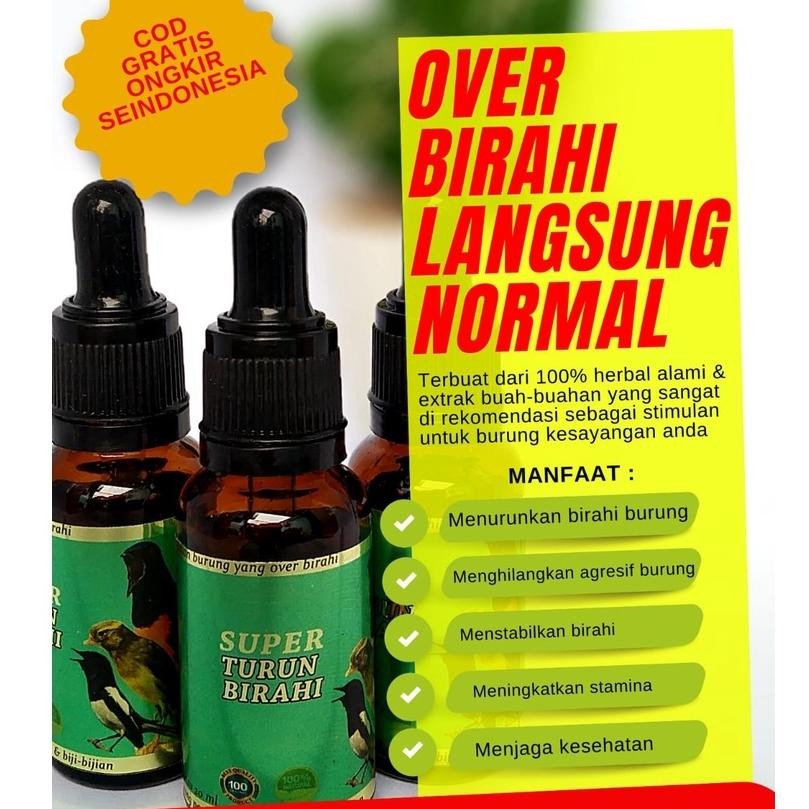 Super Turun Birahi Burung Obat Penurun Over Birahi Burung DiM