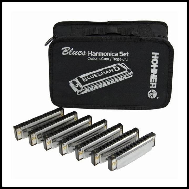 harmonica hohner blues diatonic set isi 7 key