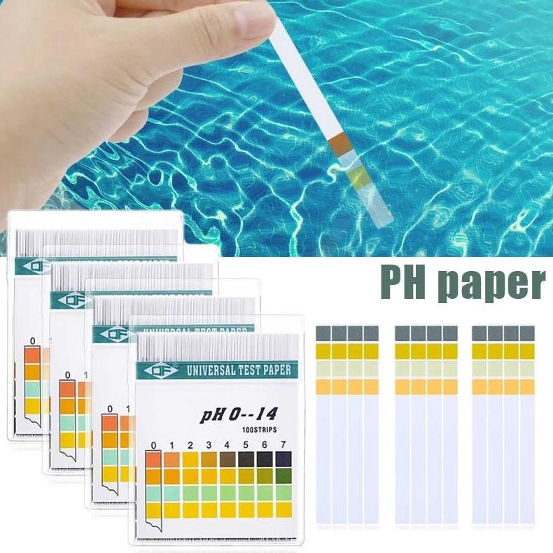100 Strip Kertas Lakmus Ph/Kertas Lakmus Universal/Kertas Lakmus Ph Air/Ph Paper DiM