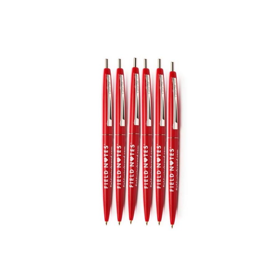 

Pulpen Field Notes Clic Pen 6 Pack Stationeries Bolpoin Alat Tulis New Stok
