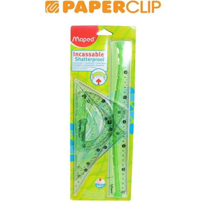 

Ruler / Penggaris Set Maped Incassable 244304 Flex Maxi New Stok
