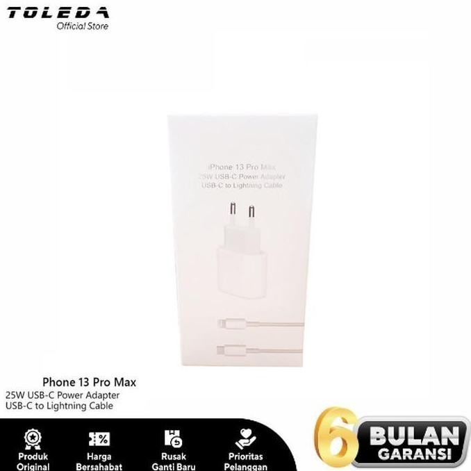 Kabel Charger Type C To Lightning 25W Adapter Compatible Iphone 13 Pro Max