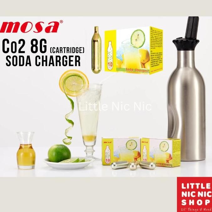Mosa Soda Charger Co2 Refill Gas Isi Ulang Alat Soda Water Maker