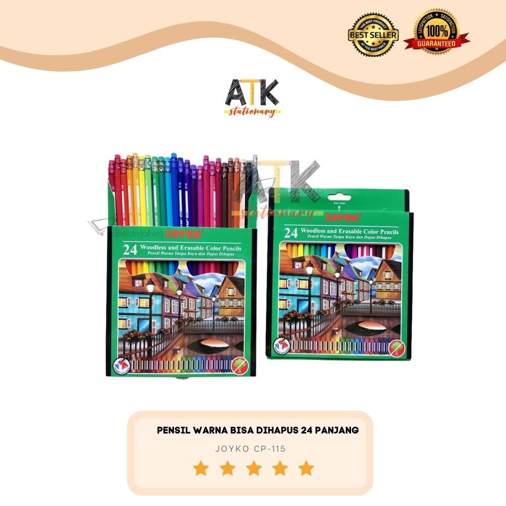 

Fx-45 Pensil Warna Bisa Dihapus 24 Warna Erasable Color Pencil Joyko Dapat Dihapus Cp-115 Fx-45