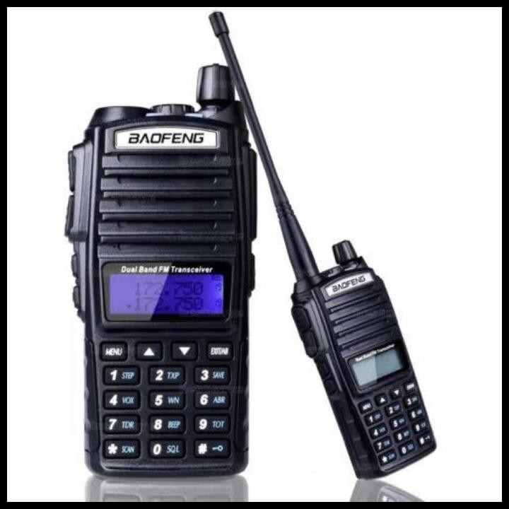 Terlaris HT BAOFENG UV-82 UHF-VHF HT BAOFENG UV82 HT Walkie Talkie Dual Band BAOFENG HT 8 Watt / 8 K