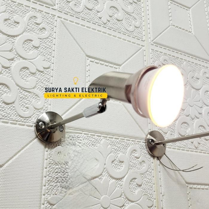 Lampu Sorot Spot Lukisan Cermin Led 7 Watt Cool White Semu 4000K Original Dan Terpercaya