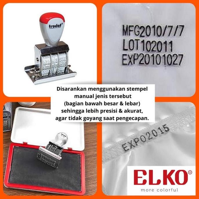 

Tinta Stempel Permanen Plastik Expired Date Warna Hijau - Elko 100 Ml New Stok