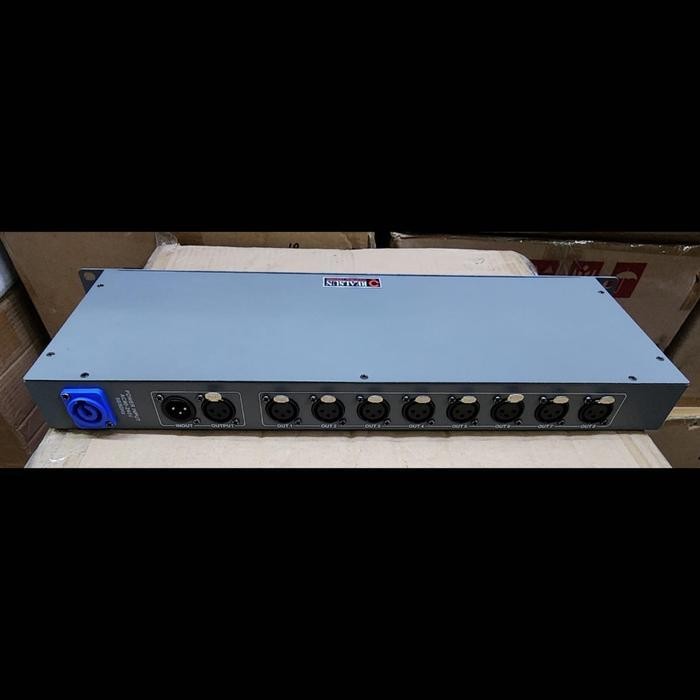 Dmx Splitter 8 Channel Realsun / Lampu Panggung Penguat Sinyal Spliter Original Dan Terpercaya