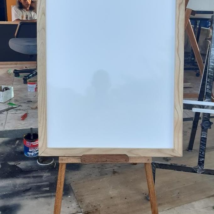 

Papan Menu 60X90 Standing Putih Magnetik New Stok