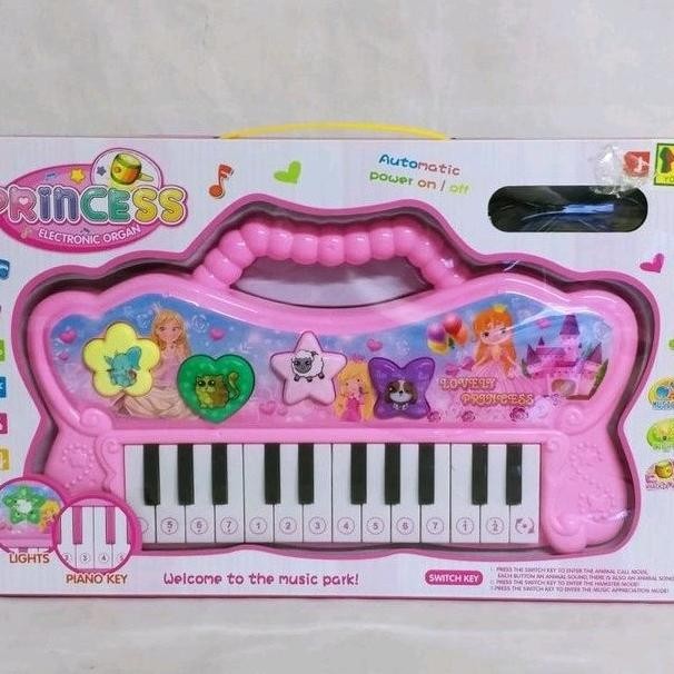Mainan Piano Musik Electronic Organ With Usb Charging Cable 8807B