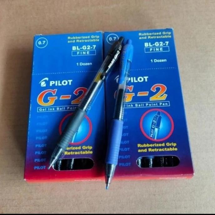 

Pulpen Pilot G-2 Gel Ink Ball Point Pen 0,7Mm(Bl-G2-7) - Hitam, 0,5 New Stok