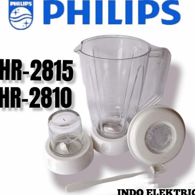 1 SET Gelas Jus + Gelas Bumbu Blender Philips HR2815 HR2810 Original