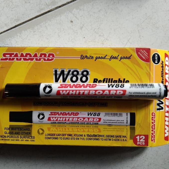 

Spidol Whiteboard Standar Hitam 1 Pack New Stok