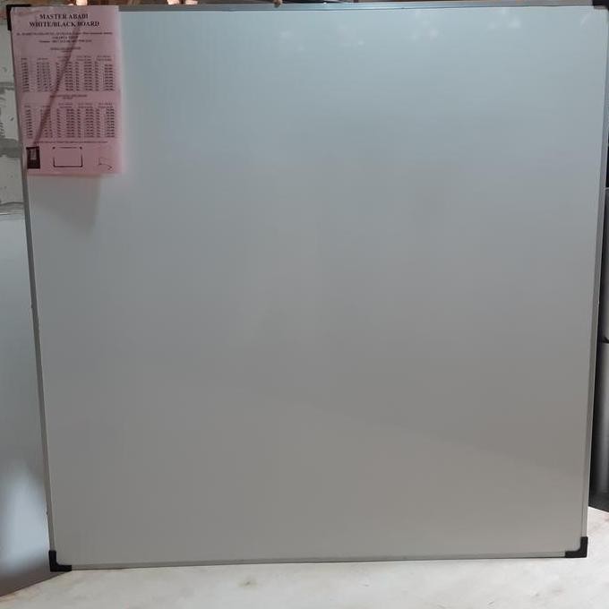 

Whiteboard Non Magnetik 120X120Cm New Stok