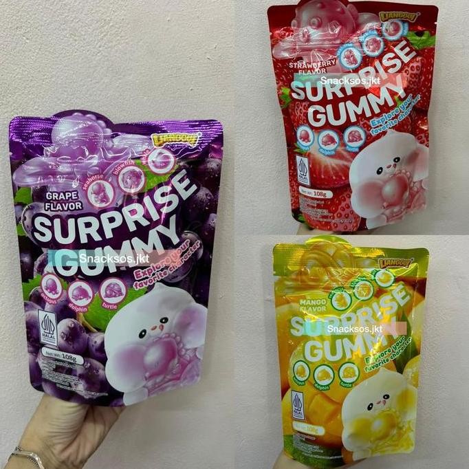 

LIANGGUI SUPRISE GUMMY GRAPE / STRAWBERRY / - JELLY