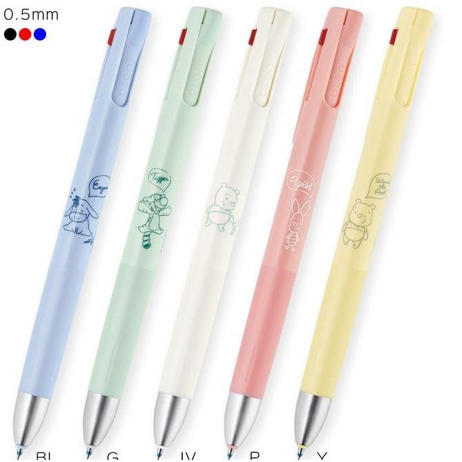 

Zebra Blen 3C Disney Winnie The Pooh Ballpoint 0.5Mm Limited Edition New Stok