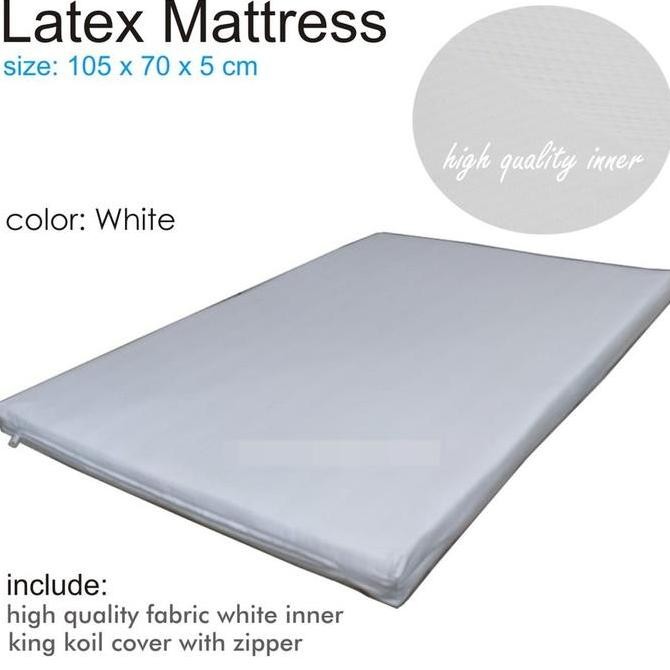 [R2G] LATEX MATTRESS KASUR LATEKS MATRAS BAYI SIZE 105 X 70 X 5 CM COCOK UNTUK BABY BOX PLIKO NEXT T