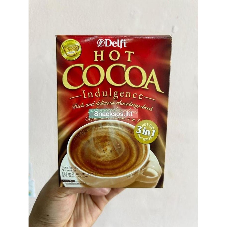 

DELFI HOT COCOA INDULGENCE RICH AND DELICIOUS CHOCOLATE DRINK 3 IN 1