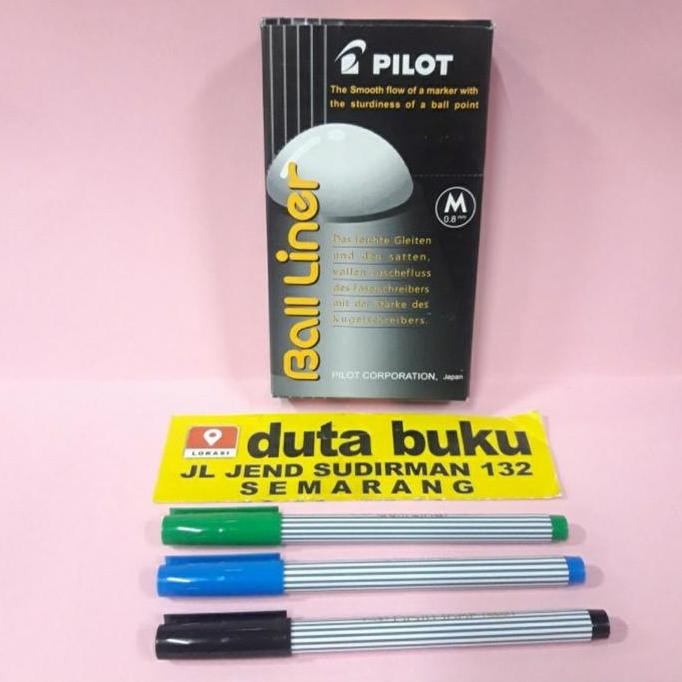 

Pen Pena Pulpen Bolpoin Bolpen Pilot Ball Liner 0.8M Gel (1 Pack) New Stok