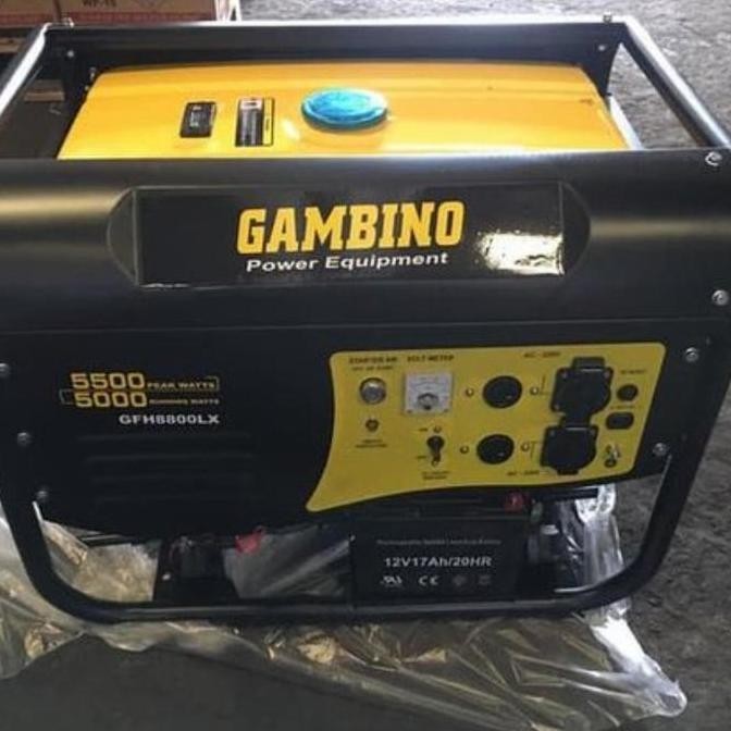 ready  Genset Gambino 5000 watt GFH 8800 LX/ GFH8800LX