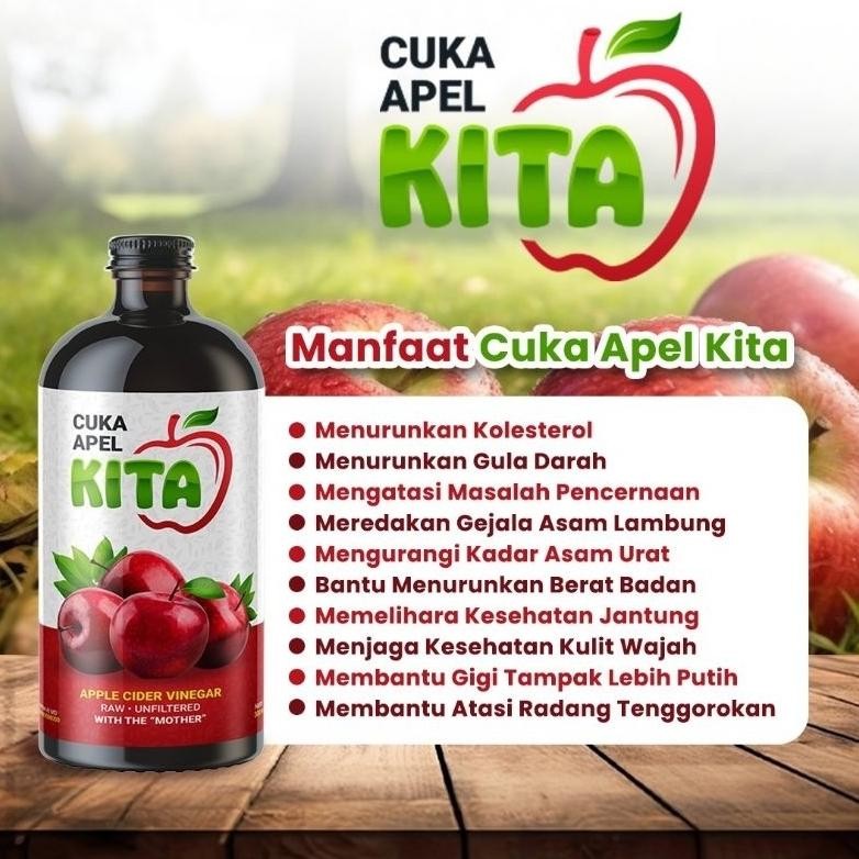 

Cod Cuka Apel Kita 300Ml Multi Khasiat - Menurunkan Gula Darah , Asam Lambung Dll Uy-23