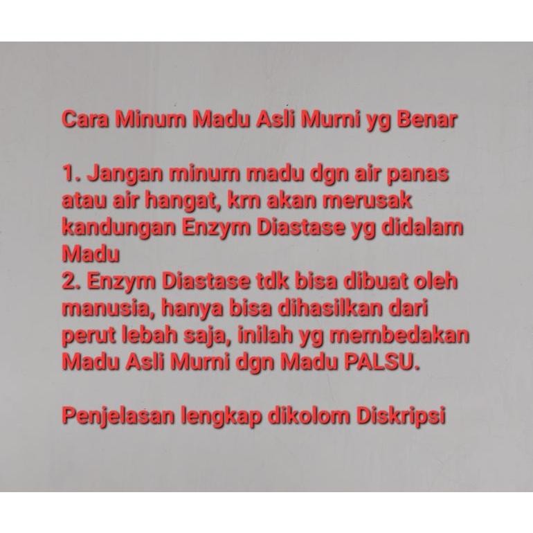 

Fue-K5X20 Asoha Madu Randu Asli Murni 1Kg | Polos | Full Nektar | Kualitas Sni | Obat Asam Lambung Uk-75