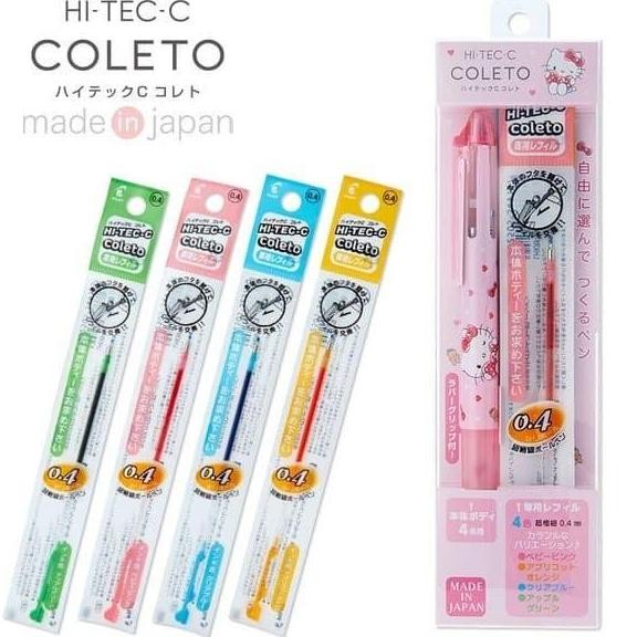 

Hi Tec C Coleto Barrel Set Hello Kitty 0.4Mm New Stok