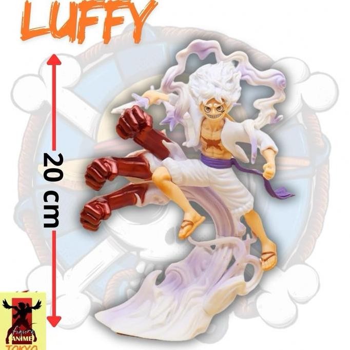 Action figure Luffy gear 5 Tangan 3
