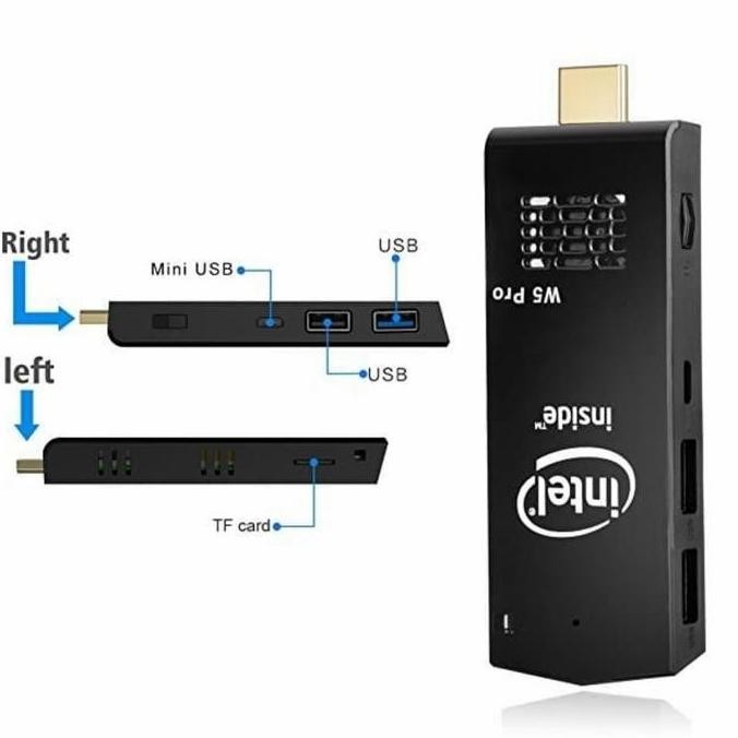 TERBARU - Mini PC Stick W5 Pro