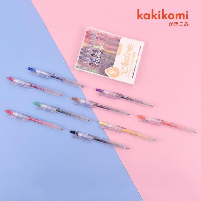 

Pulpen Warna Warni Gel 0.5Mm Set 9Pcs Languo Juice Series 9 Colors Pen New Stok