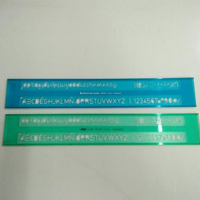 

Penggaris Sablon Mall Huruf - Angka 10 Mm New Stok