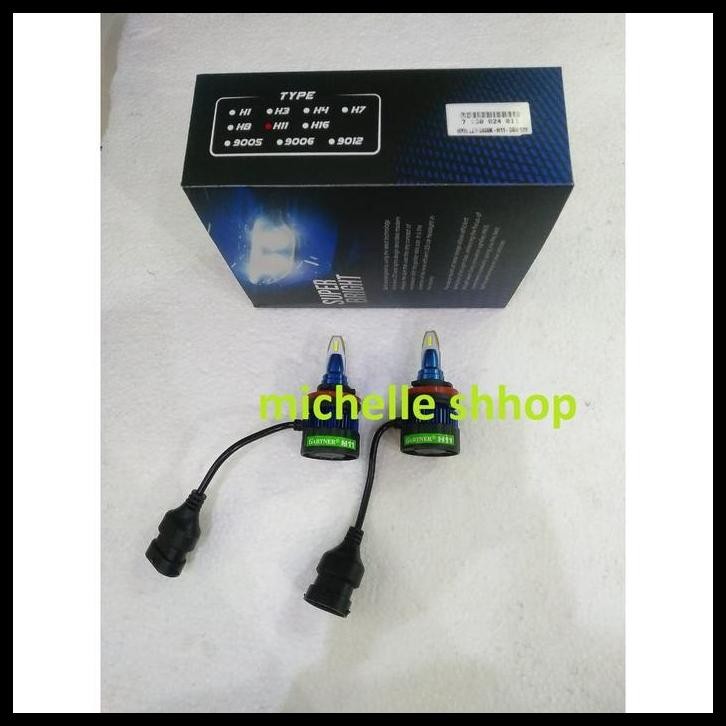 HOT DEAL FOG LAMP LED GARTNER MXIS H11 MOBIL PAJERO SPORT 