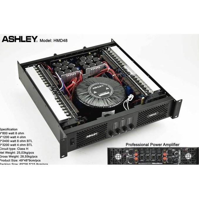 TERMURAH - power amplifier ashley hmd48 hmd 48 original