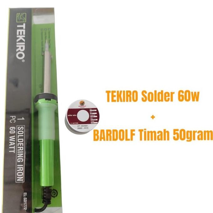 ready  Solder Listrik 60W Tekiro Alat Solder Listrik Timah 60 WATT