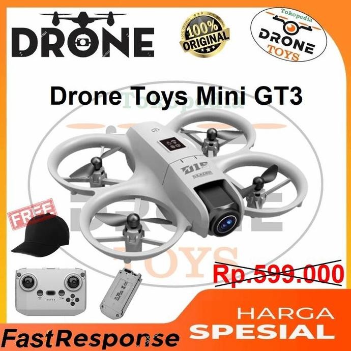 ready Drone Toys Mini GT3 FPV / D15 Camera Optical Flow - Drone Aerial 360 Flip Drone FPV