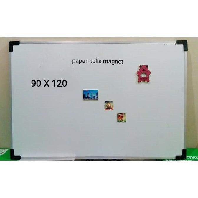 

Papan Tulis Whiteboard Magnet 90X120 New Stok