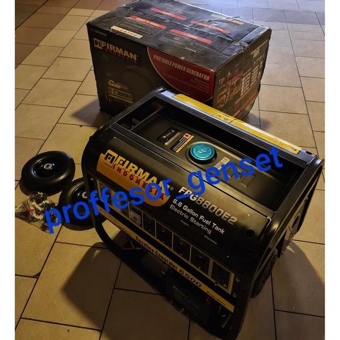 ready  Genset 6000 watt - 6500 watt 8 kva Firman gasoline FPG 8800 E2