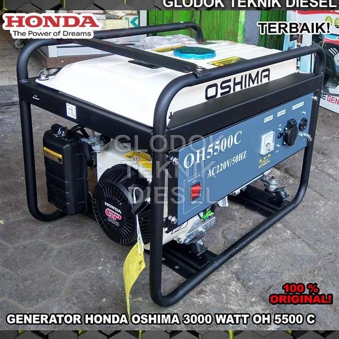 ready  Honda Genset Generator Bensin 3000 2800 Watt OH 5500 C OH5500C ORI