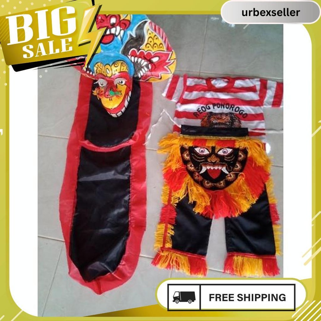 Pake Barongan Anak Dan Baju . Baju Barongan Anak Murah. Barongan Anak. Barongan Murah. Baju Reog. Ba