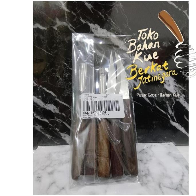 

Pisau Garnish Ukir Buah Isi 5Pcs