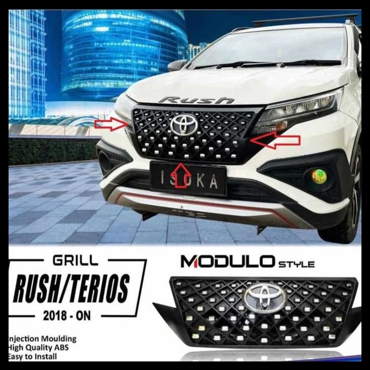 TERMURAH GRILL DEPAN BUMPER RUSH TERIOS 2018 UP 